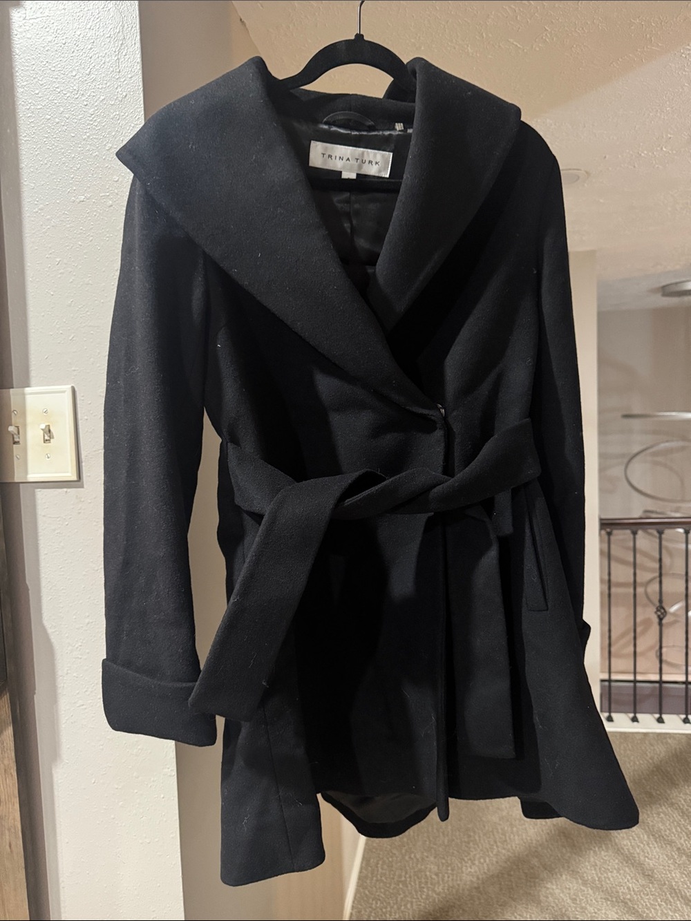 Trina Turk Black Coat